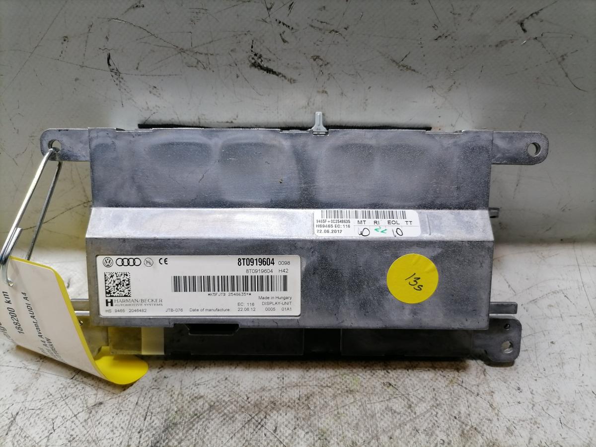 Audi A4 8K B8 original Anzeige Display Monitor Bj.2012